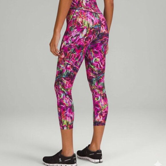 lululemon athletica Pants - Like New Lululemon Base Pace High-Rise Running Tight 25" Hyper Pink Leggings 4